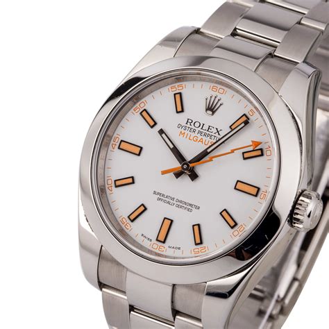 gauss rolex white|rolex milgauss price new.